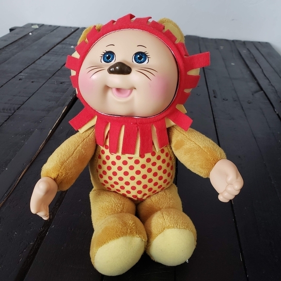 Cabbage Patch Kids CPK Baby Doll Plush Lion Stuffed Zoo Animal Toy - Picture 1 of 4